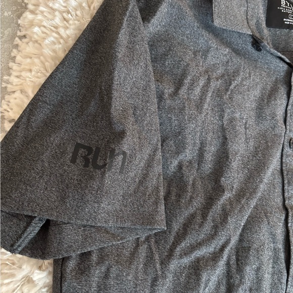 BYLT Basics Charcoal Button Down Shirt - Picture 2 of 4